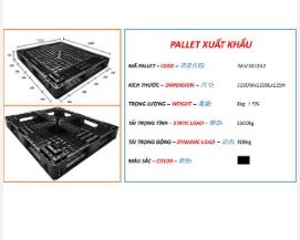 Pallet liền khối WLV1012A2