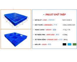 Pallet liền khối WMV1012B2-4 - Pallet 3S - Công Ty TNHH Cung ứng 3S Việt Nam