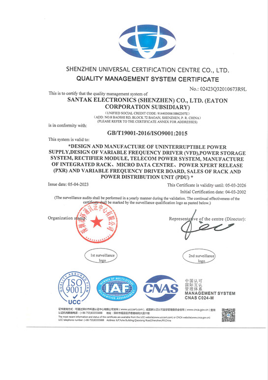 Chứng nhận ISO 9001:2015