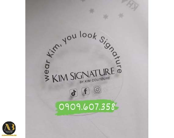 Nhãn Decal trong - Nhãn Mác Bình An - Công Ty TNHH Nhãn Mác Bình An