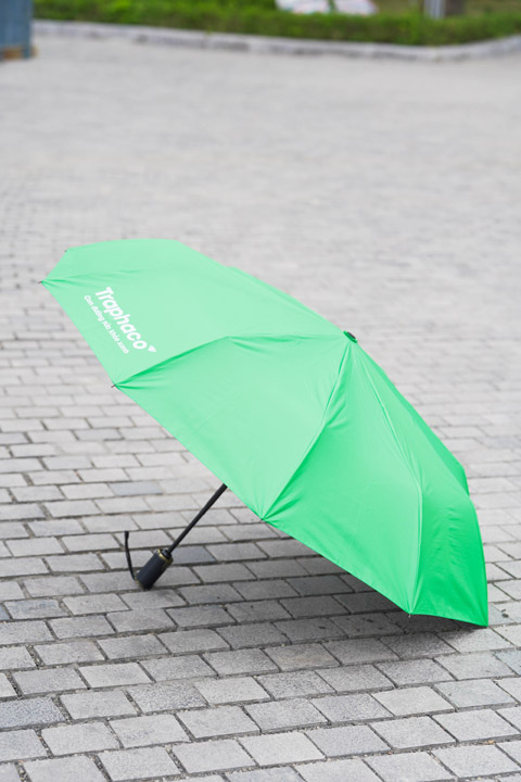 Ô gập 3 tự động 2 chiều 10 nan (tay cầm da) LTH04238 - Ô Dù TATSU - Công Ty Cổ Phần Sản Xuất Ô Cầm Tay TATSU