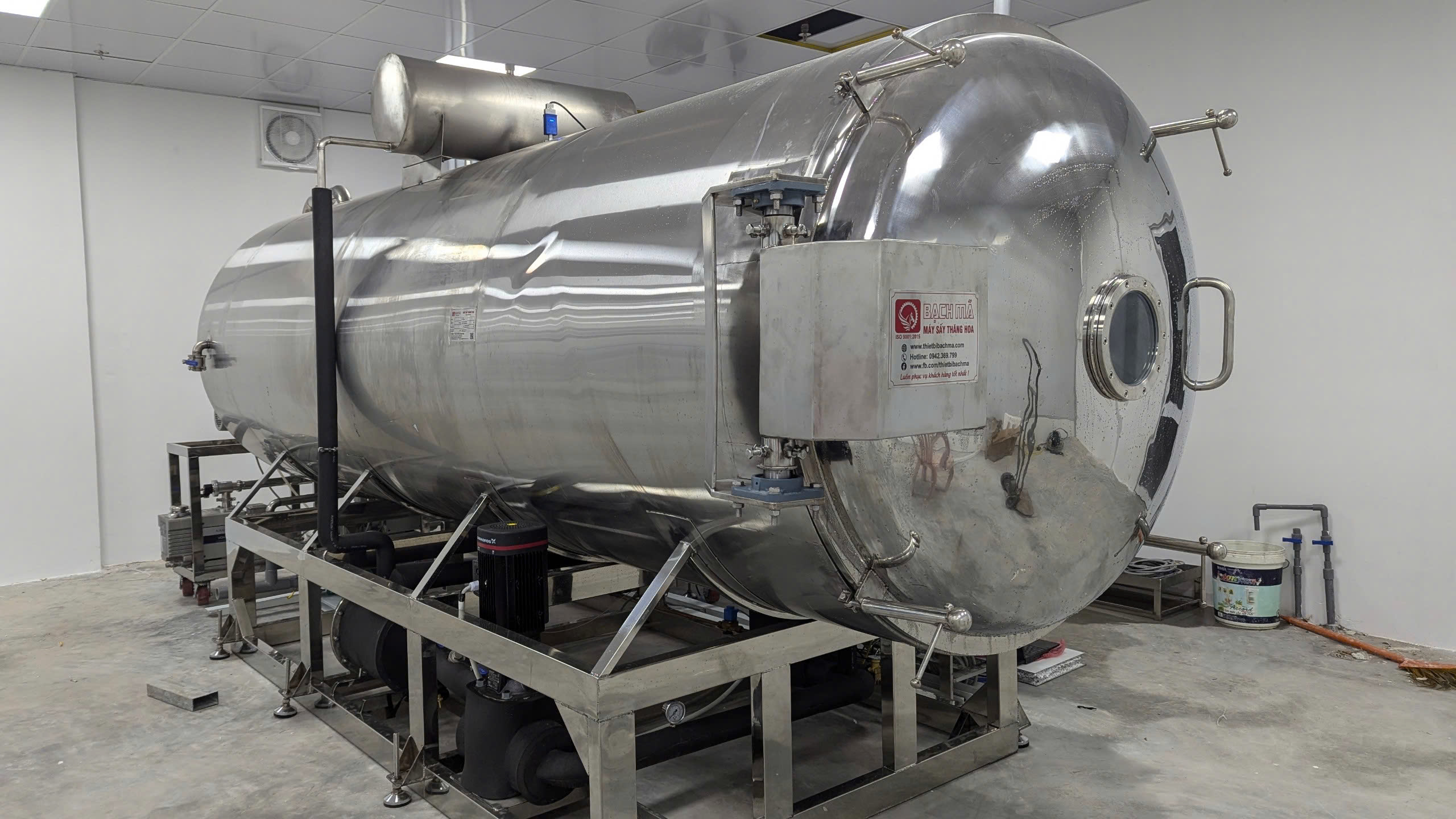 Máy sấy thăng hoa 200kg/mẻ - Máy Sấy Thăng Hoa Bạch Mã - Công Ty TNHH Thiết Bị Bạch Mã