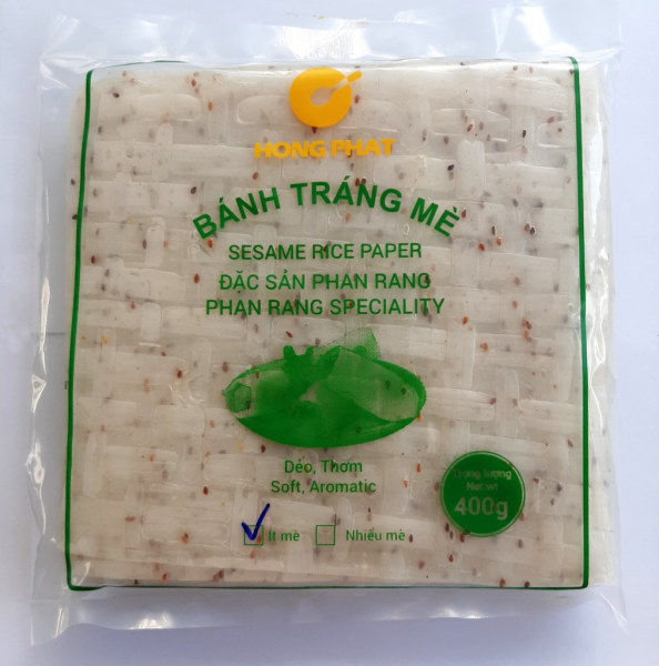 Bánh tráng Phan Rang ít mè