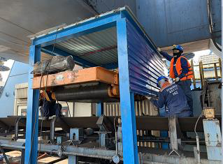 Lắp đặt băng tải từ - Cầu Trục, Cổng Trục Vạn Thái An - Công Ty TNHH Vạn Thái An