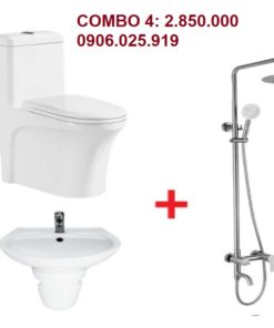 Combo thiết bị vệ sinh 4 - Gạch Men Vina House - Công Ty TNHH Vật Liệu Xây Dựng Và Trang Trí Nội Thất Vina House