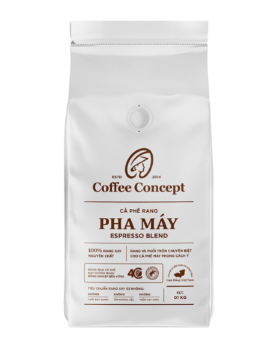 Cà phê rang Pha Máy (Gói 1000G)