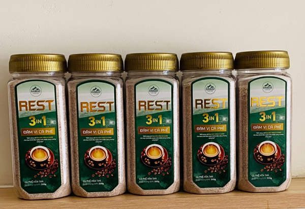 Cà phê sữa Rest 3in1 4 hũ