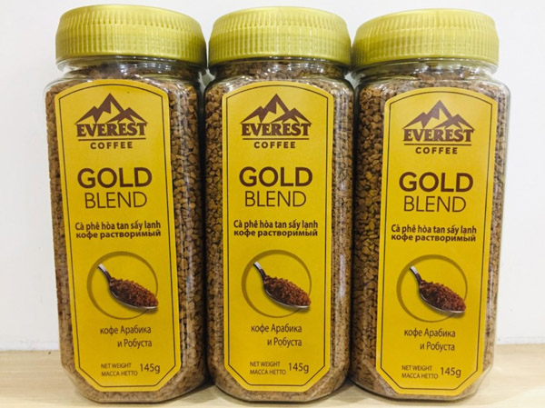 Cà phê đen sấy lạnh Gold Blend 50% Arabica hũ 150g