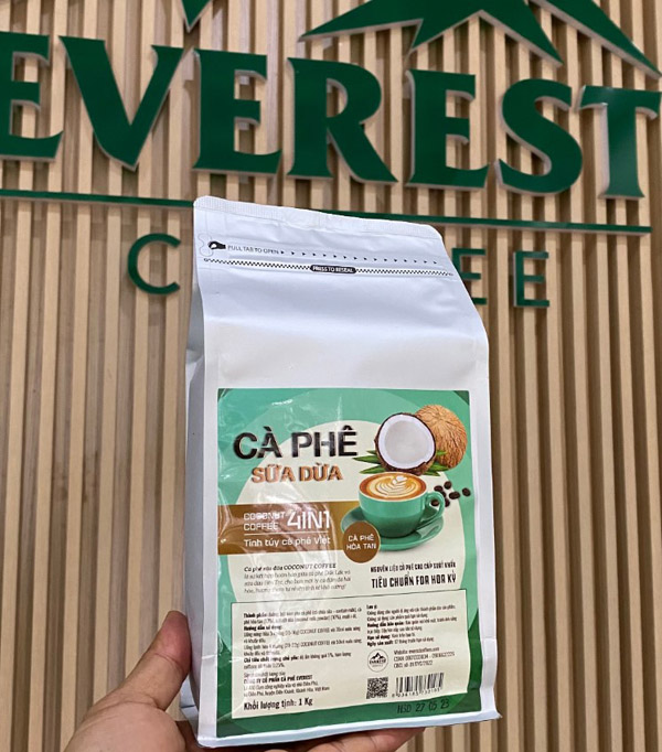 Cà phê sữa dừa 4in1 túi 1kg