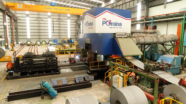 Dây chuyền cán nguội công ty Pomina - Tôn Pomina - Công Ty Cổ Phần Tôn Pomina