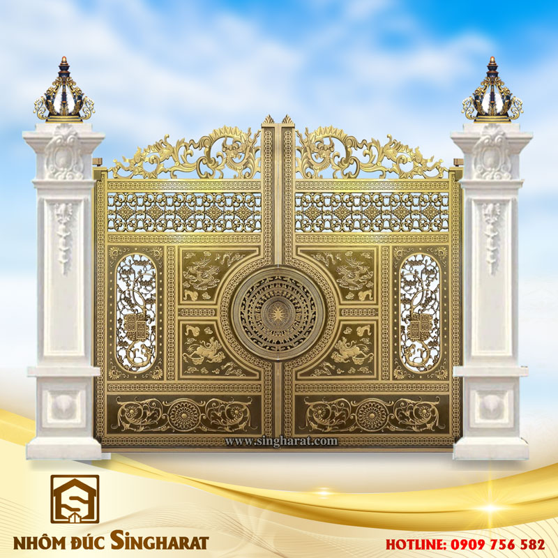 Cổng nhôm đúc Singharat