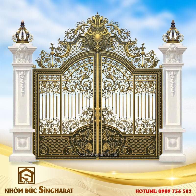 Cổng nhôm đúc Singharat