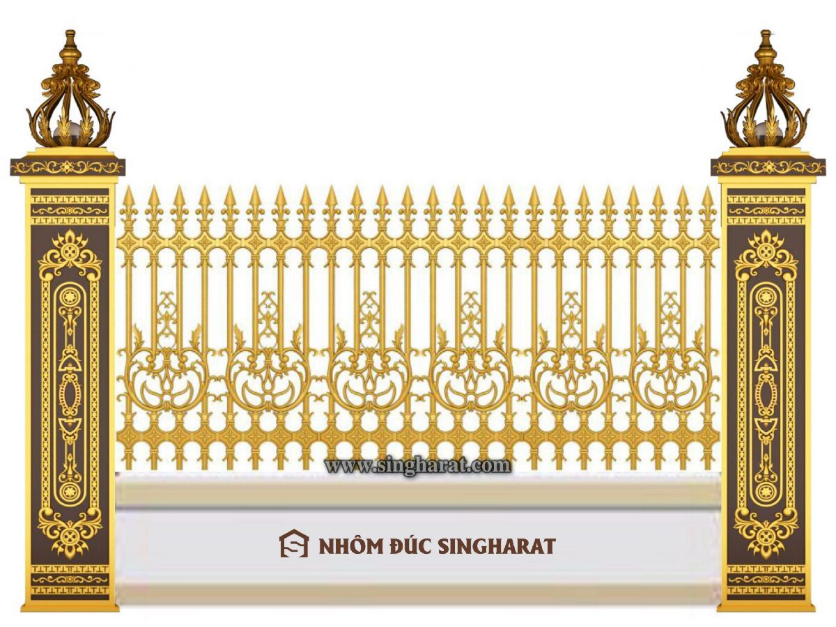 Hàng rào nhôm đúc Singharat