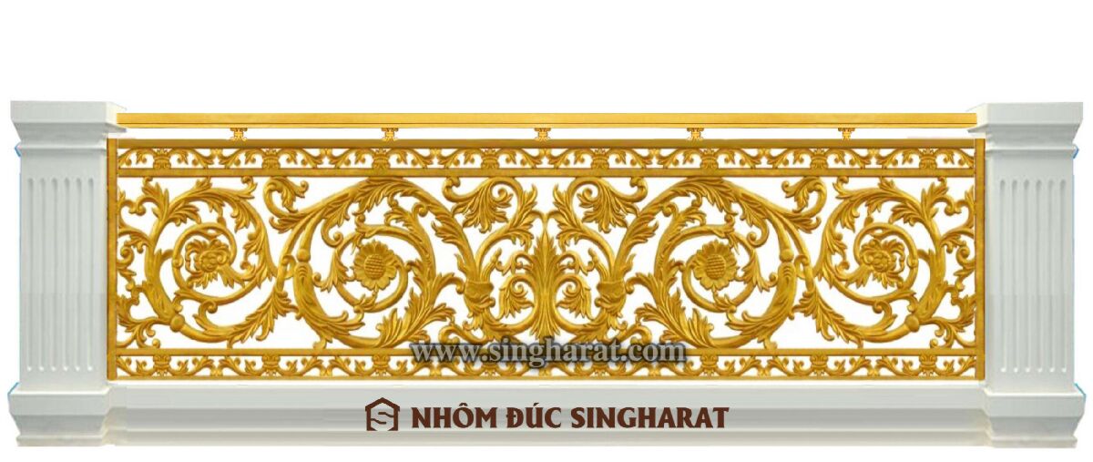 Lan can nhôm đúc Singharat