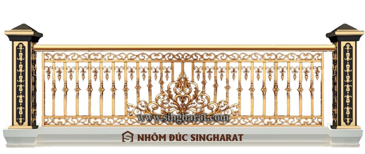 Lan can nhôm đúc Singharat