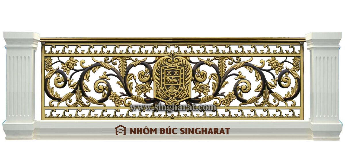 Lan can nhôm đúc Singharat
