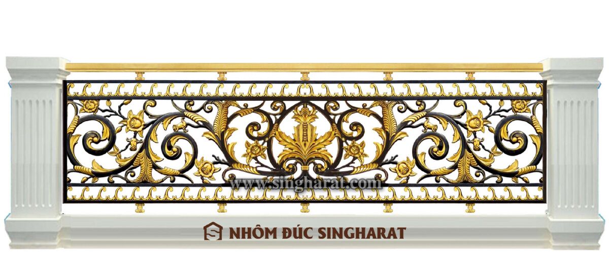 Lan can nhôm đúc Singharat