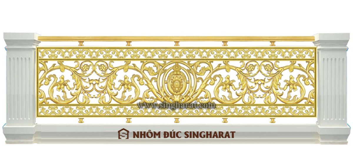 Lan can nhôm đúc Singharat