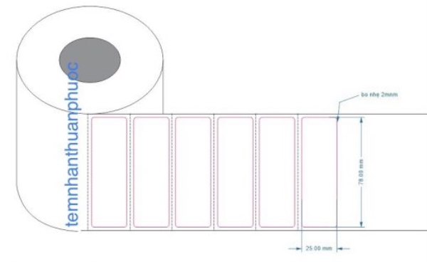 Giấy in mã vạch - Thiết Bị Mã Vạch Thuận Phước - Công Ty TNHH Thương Mại Dịch Vụ Công Nghệ Thuận Phước