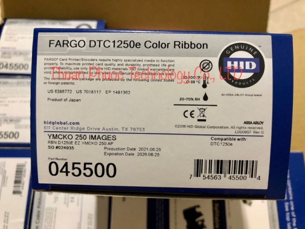 Ruy băng màu Fargo - Thiết Bị Mã Vạch Thuận Phước - Công Ty TNHH Thương Mại Dịch Vụ Công Nghệ Thuận Phước