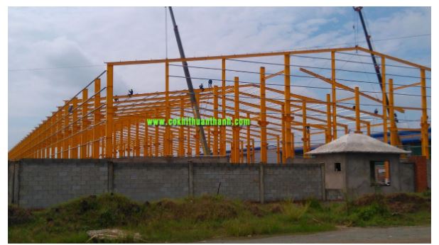 Nhà máy cán thép Kim Loại 2T - Cầu Trục Và Cổng Trục Thuận Thành - Công Ty TNHH Sản Xuất Cơ Khí Thuận Thành