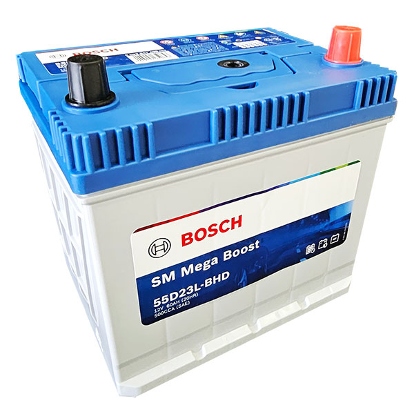 Ắc quy BOSCH 55D23L 12V 60AH - ắc Quy Phước Đạt - Công Ty TNHH Dịch Vụ Thương Mại ắc Quy Phước Đạt