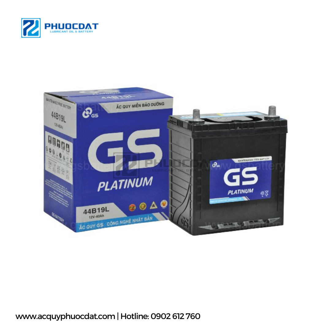 Ắc quy GS MF 44B19L 12V 40AH - ắc Quy Phước Đạt - Công Ty TNHH Dịch Vụ Thương Mại ắc Quy Phước Đạt