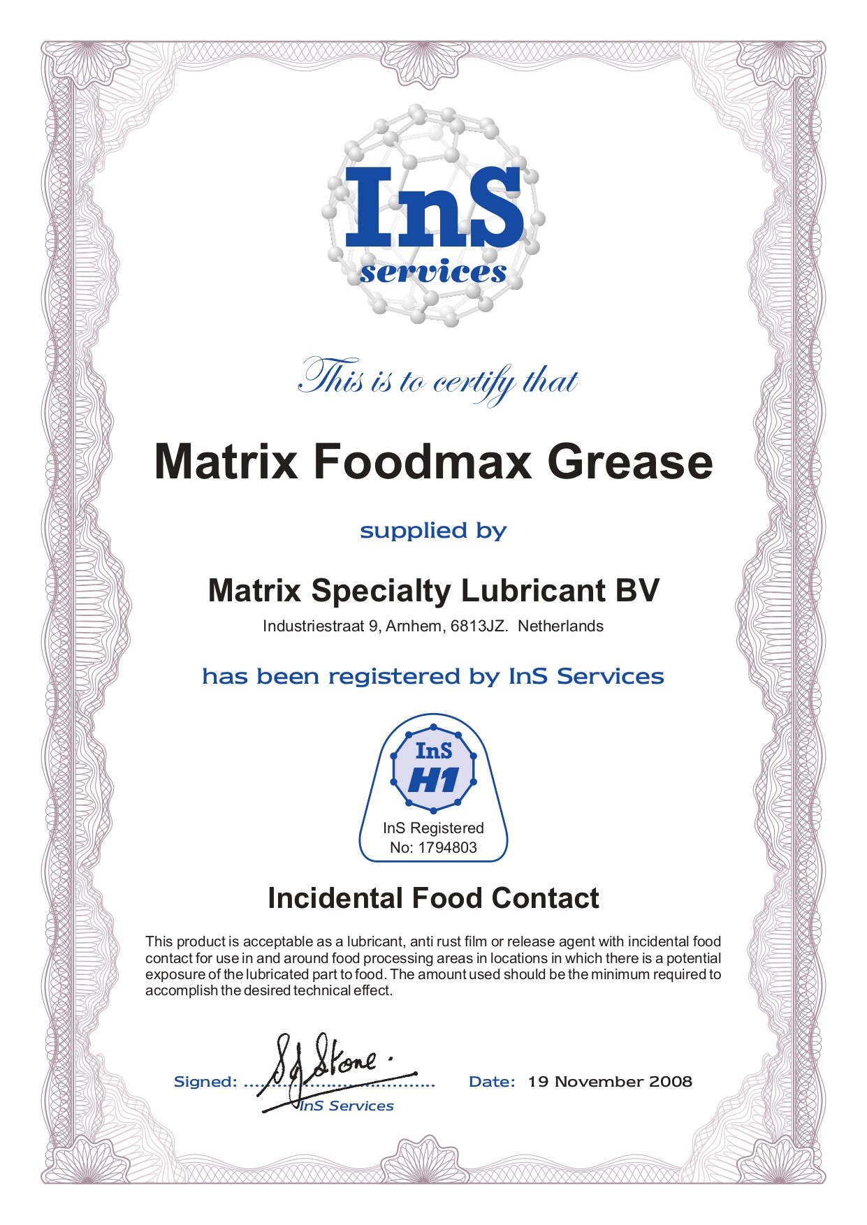 Chứng nhận - Công Ty TNHH Kỹ Thuật Công Nghệ Tân Gia Huy