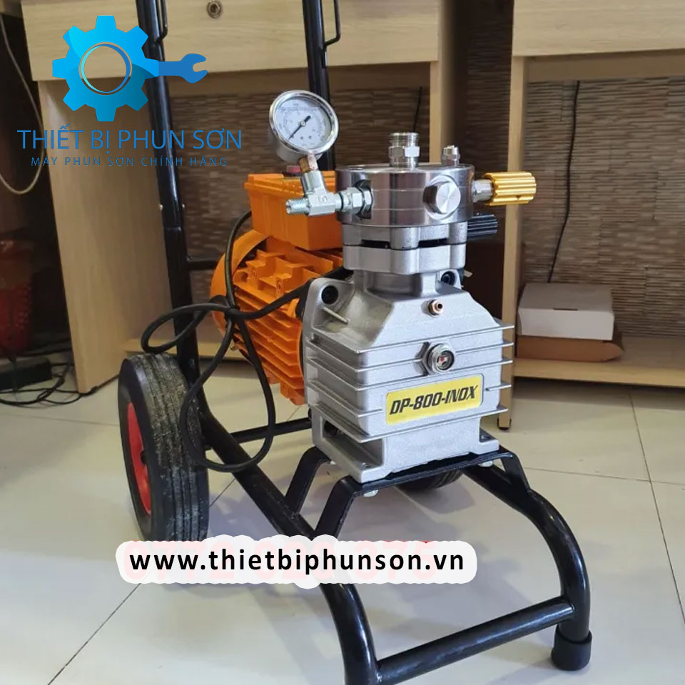 Máy phun sơn DP-800 ( đầu bơm inox ) - Thiết Bị Phun Sơn Toàn Thắng - Công Ty TNHH Thiết Bị Vật Tư Công Nghiệp Toàn Thắng