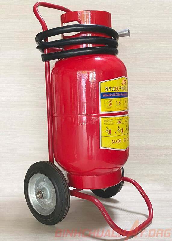 Bình chữa cháy xe đẩy dạng bột 35kg BC MFTZ35