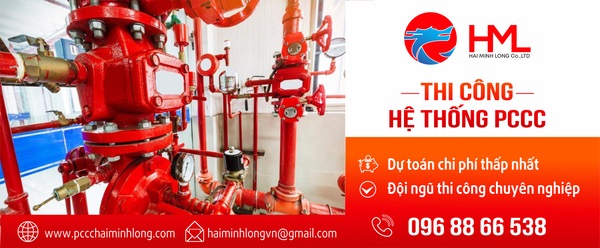Thi công lắp đặt hệ thống PCCC