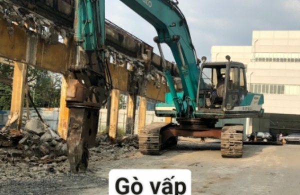 Phá dỡ công trình tại Gò Vấp