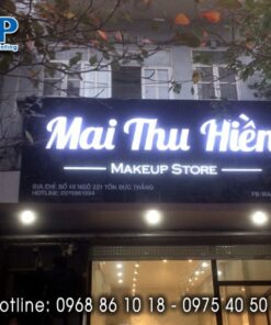 Biển quảng cáo tiệm make up - Chi Nhánh TP. Hồ Chí Minh - Công Ty TNHH Quảng Cáo Và In Thượng Lâm