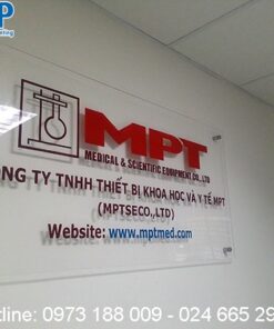 Biển hiệu mica cho công ty, doanh nghiệp - Chi Nhánh TP. Hồ Chí Minh - Công Ty TNHH Quảng Cáo Và In Thượng Lâm