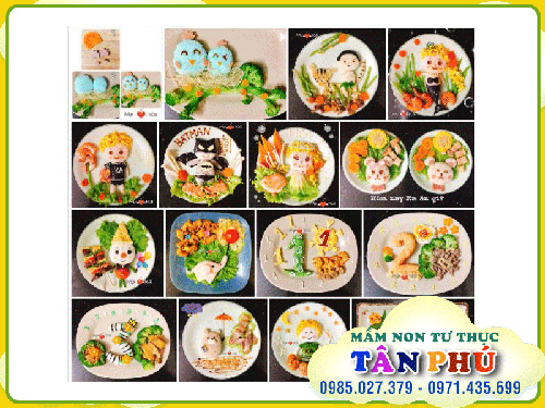 Khu ăn trưa, bữa trưa của bé