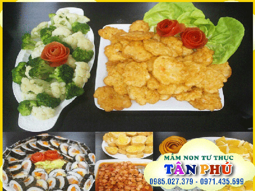 Khu ăn trưa, bữa trưa của bé