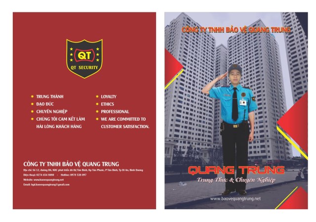 Dịch vụ bảo vệ - Bảo Vệ Quang Trung - Công Ty TNHH Bảo Vệ Quang Trung