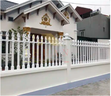 Hàng rào bê tông kiểu càng cua - Vật Liệu Xây Dựng Chung Thuận - Con Tiện Hàng Rào Bê Tông Chung Thuận