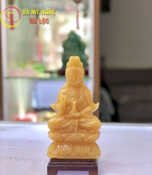 Phật quan âm bồ tát đá ngọc hoàng long