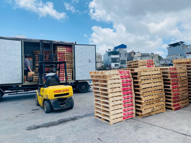Pallet gỗ 2 hướng nâng - Pallet Gỗ Bảo Phúc - Công Ty TNHH Sản Xuất Và Dịch Vụ Bảo Phúc