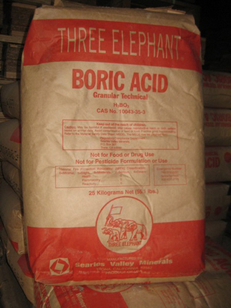 Acid boric - Hóa Chất Công Nghiệp - Công Ty Đầu Tư XNK Trung Nguyễn