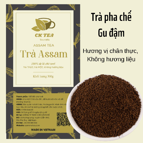 Trà đen hồng trà Assam CK Tea - Cẩm Khê Tea - Công Ty TNHH Chè Cẩm Khê