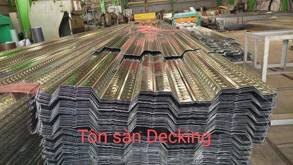 Tôn sàn decking - Công Ty TNHH Một Thành Viên Thép Vạn Thuận Thành