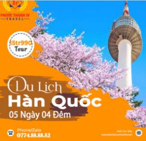 Tour du lịch - Chi Nhánh Công Ty TNHH SX - TM Phước Thành IV - Khách Sạn Phước Thành IV