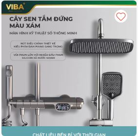 Bộ sen tắm thông minh - VIBA SC09 - Thiết Bị Vệ Sinh Viba Việt Nam - Công Ty TNHH Thương Mại Viba Việt Nam