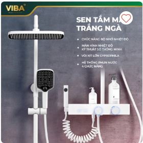 Bộ sen tắm thông minh - VIBA SC08 - Thiết Bị Vệ Sinh Viba Việt Nam - Công Ty TNHH Thương Mại Viba Việt Nam