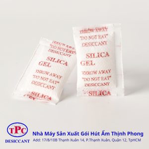 Gói hút ẩm Silicagel 3 gram - Hạt Chống ẩm Thịnh Phong - Công Ty TNHH Sản Xuất Thương Mại Dịch Vụ Thịnh Phong