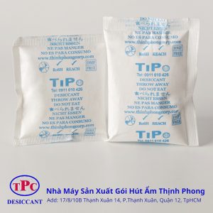 Gói hút ẩm Silicagel 50 gram - Hạt Chống ẩm Thịnh Phong - Công Ty TNHH Sản Xuất Thương Mại Dịch Vụ Thịnh Phong