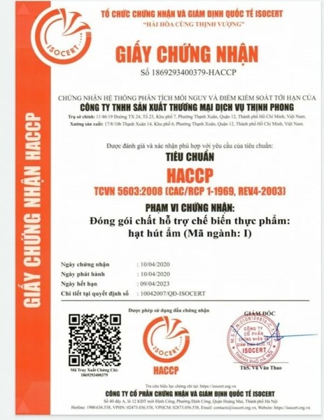 Chứng nhận ATVSTP