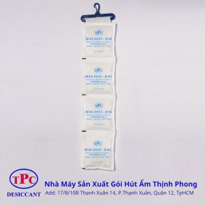 Dây bột hút ẩm Maxdesi 1kg/4 túi - Hạt Chống ẩm Thịnh Phong - Công Ty TNHH Sản Xuất Thương Mại Dịch Vụ Thịnh Phong